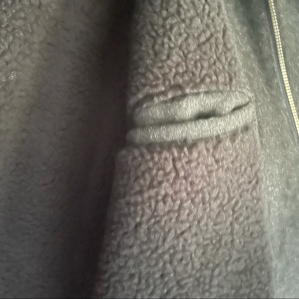 Men’s Charcoal Gray Wool Jcrew Sherpa Lined Jacket - image 6